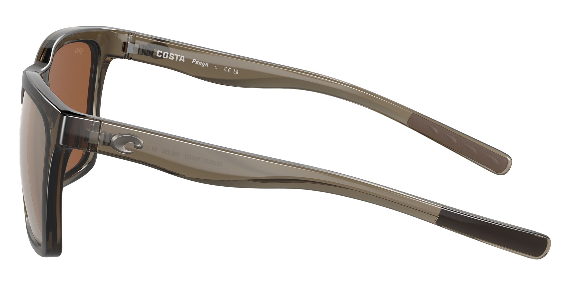 COSTA 6S9037 Panga 903718 56 - Shiny Taupe Crystal / Copper Silver Mirrored Polarized #id:6s9037903718_s:110110