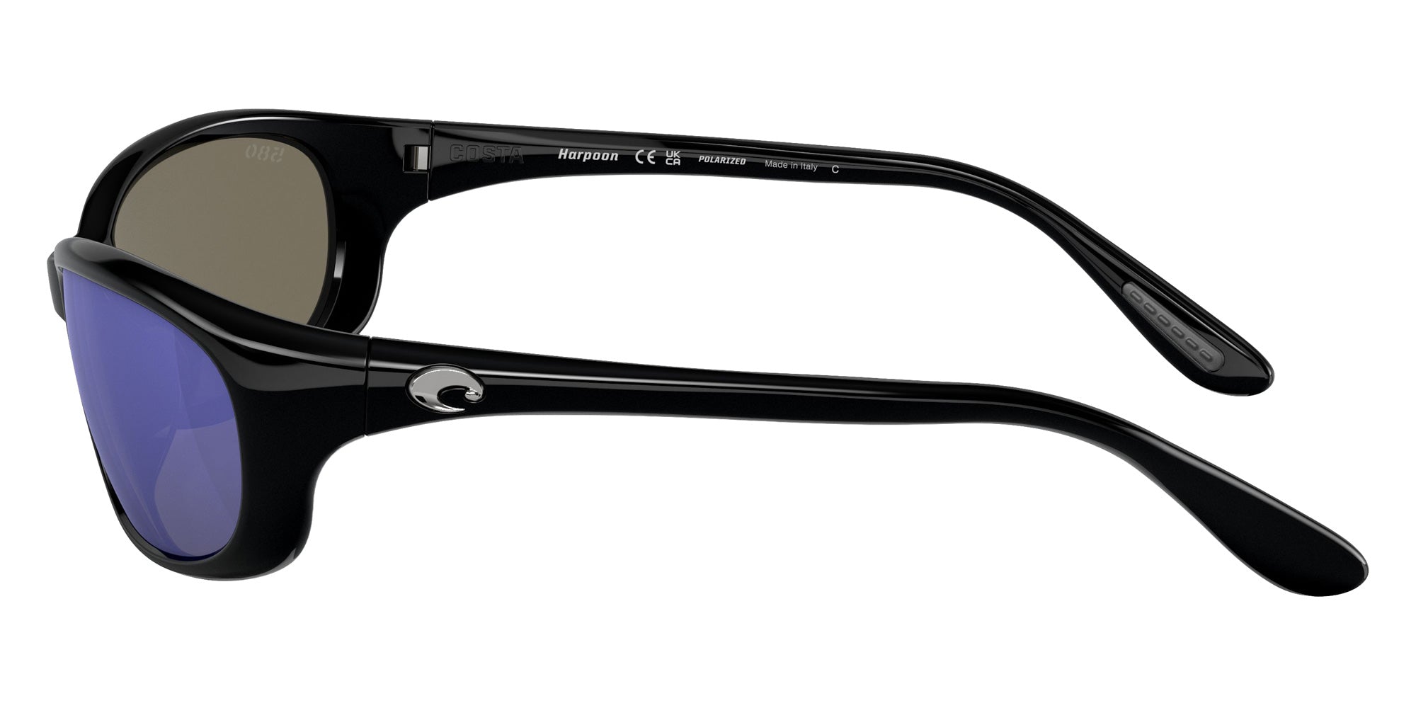 COSTA 6S9040 Harpoon 904011 62 - Shiny Black / Blue Mirrored Polarized #id:6s9040904011_s:108110