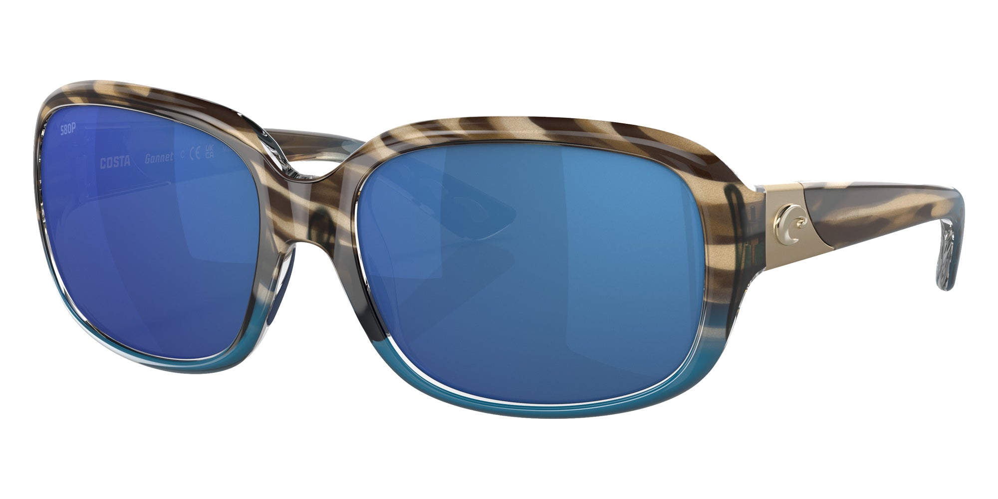 COSTA 6S9041 Gannet 904114 58 - Shiny Wahoo / Blue Mirrored Polarized #id:6s9041904114_s:100105