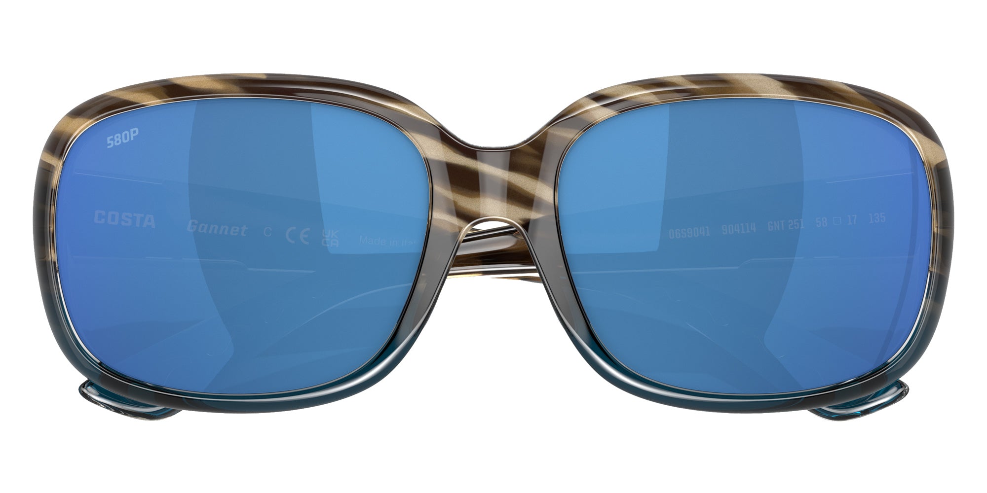 COSTA 6S9041 Gannet 904114 58 - Shiny Wahoo / Blue Mirrored Polarized #id:6s9041904114_s:100120