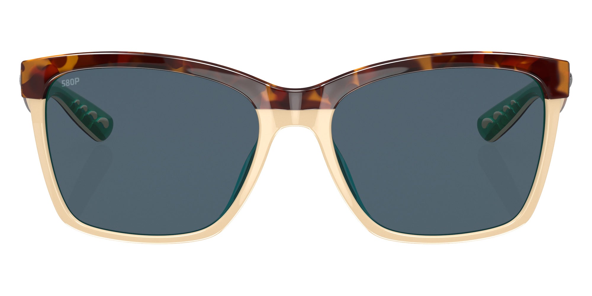 COSTA 6S9053 Anaa 905302 55 - Shiny Retro Tortoise/Cream/Mint / Gray Polarized #id:6s9053905302_s:100100