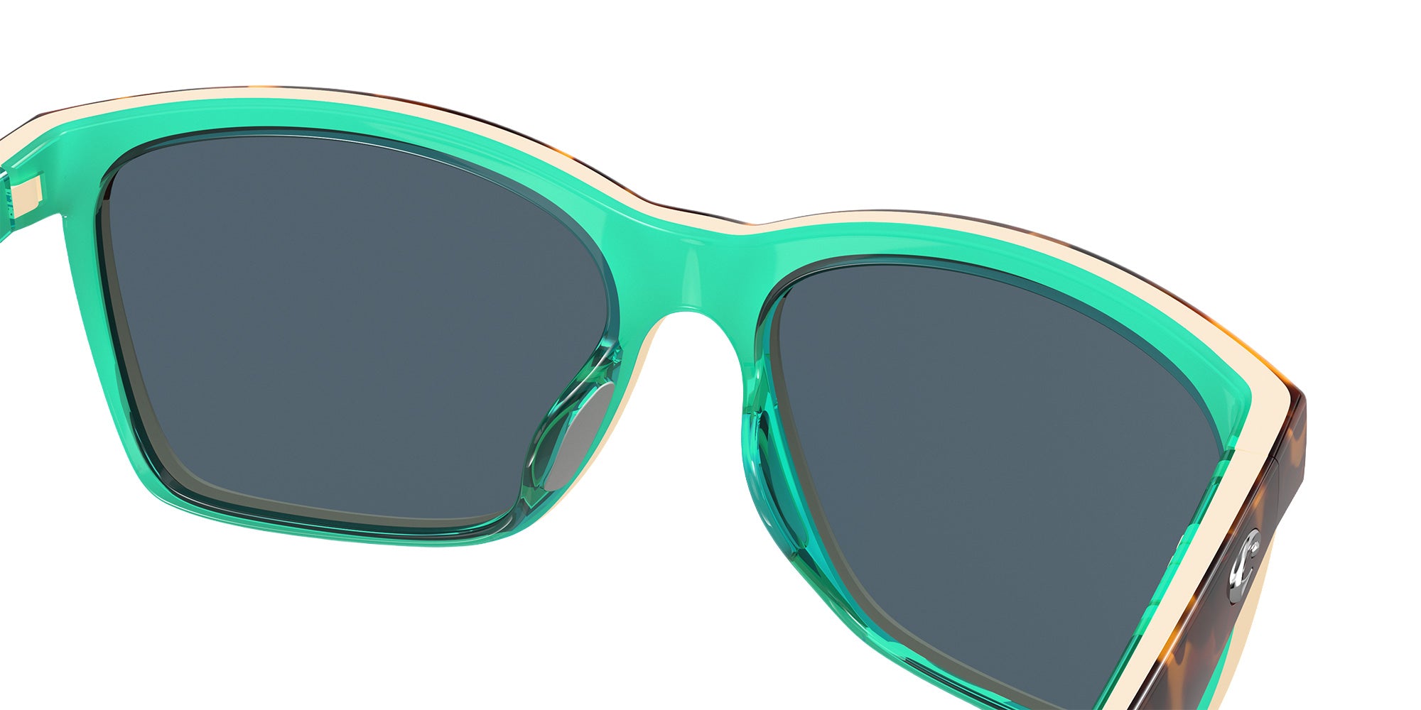 COSTA 6S9053 Anaa 905302 55 - Shiny Retro Tortoise/Cream/Mint / Gray Polarized #id:6s9053905302_s:100130