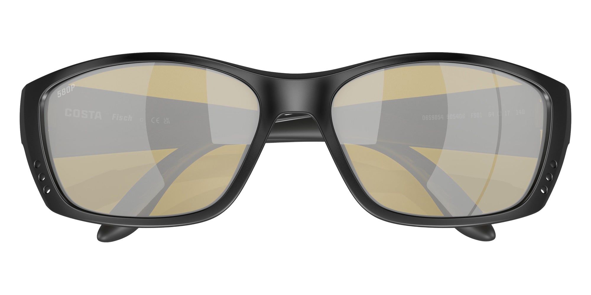 COSTA 6S9054 Fisch 905406 64 - Blackout / Sunrise Silver Mirrored Polarized #id:6s9054905406_s:104130