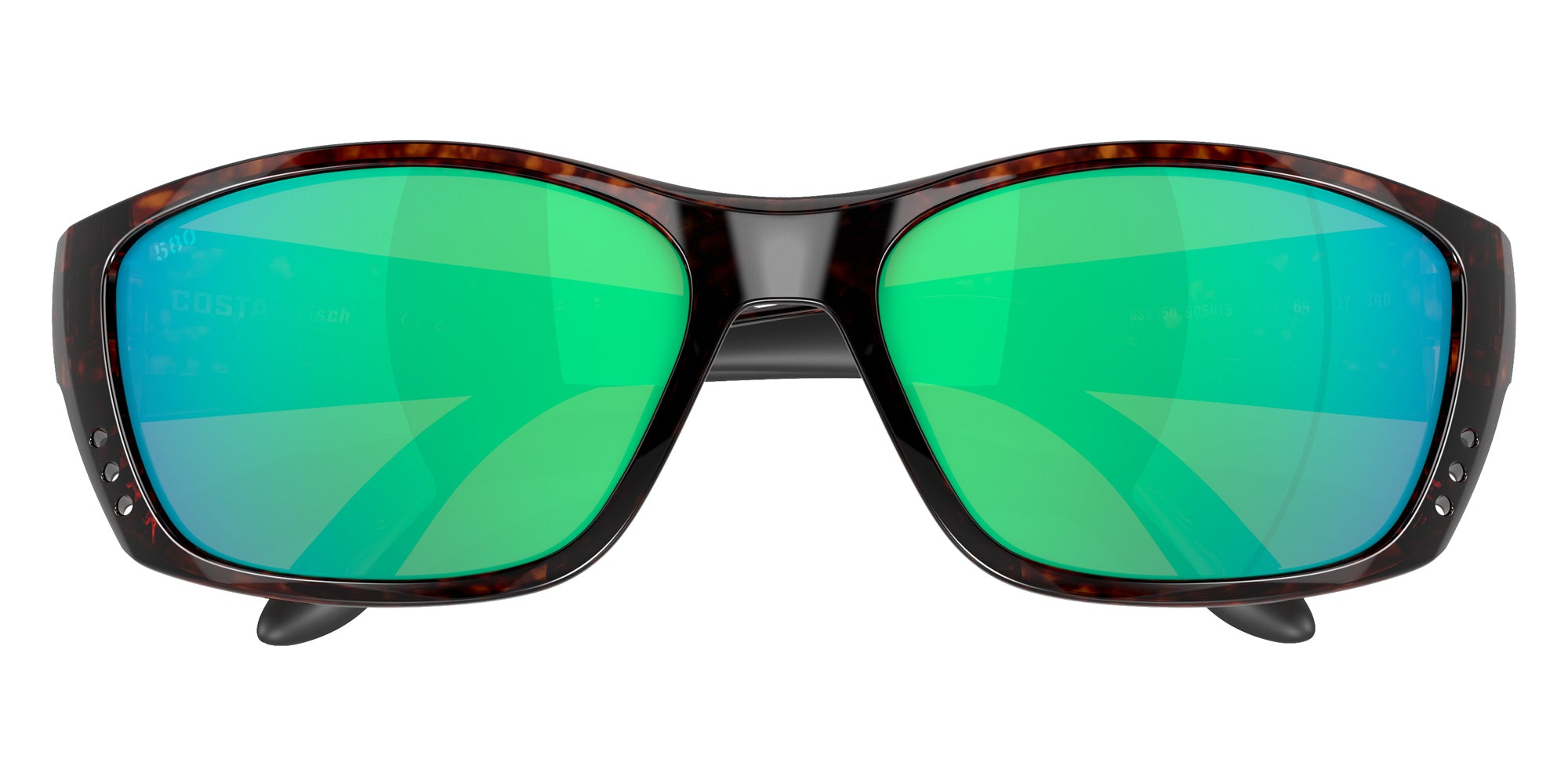 COSTA 6S9054 Fisch 905415 64 - Tortoise / Green Mirrored Polarized #id:6s9054905415_s:100120