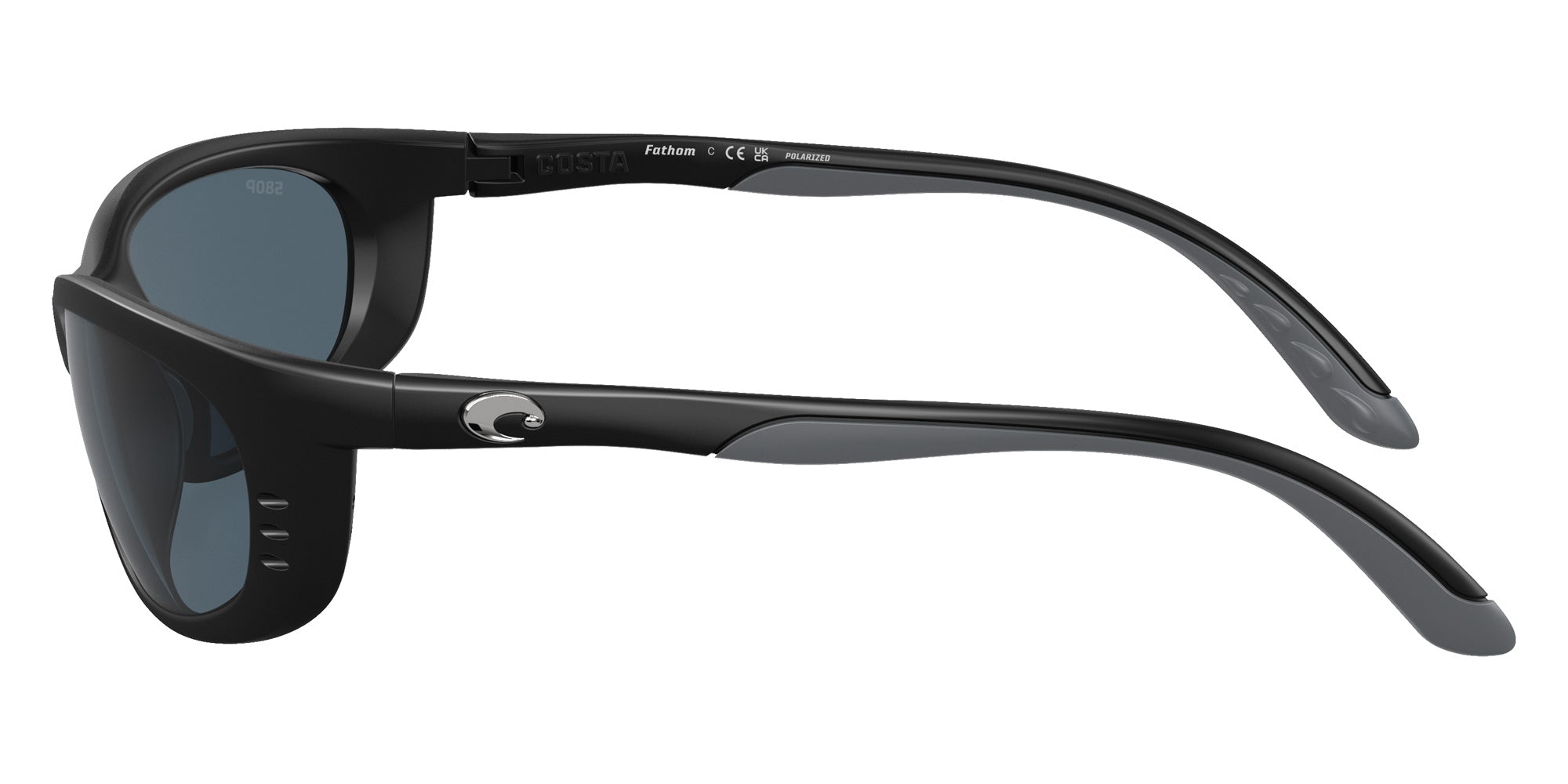COSTA 6S9058 Fathom 905803 61 - Matte Black / Gray Polarized #id:6s9058905803_s:100110