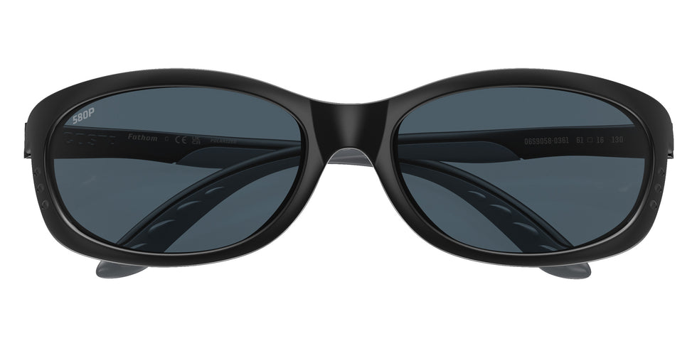 COSTA 6S9058 Fathom 905803 61 - Matte Black / Gray Polarized #id:6s9058905803_s:100120