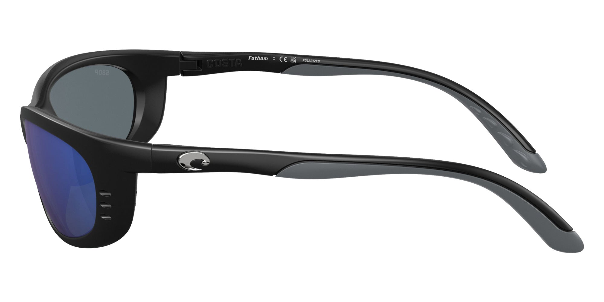 COSTA 6S9058 Fathom 905806 61 - Matte Black / Blue Mirrored Polarized #id:6s9058905806_s:100110