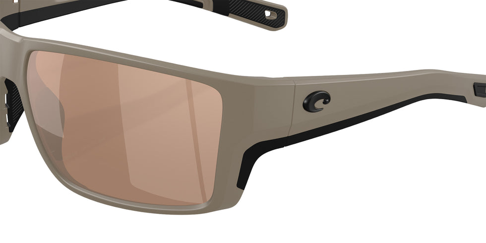 COSTA 6S9080 Reefton PRO 908021 63 - Matte Sand / Copper Silver Mirrored Polarized #id:6s9080908021_s:102125