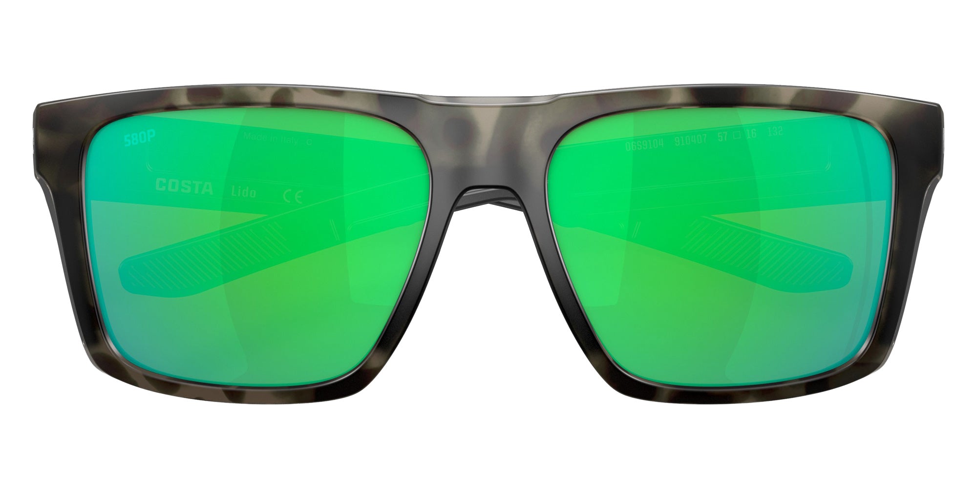 COSTA 6S9104 Lido 910407 57 - Wetlands / Green Mirrored Polarized #id:6s9104910407_s:100135
