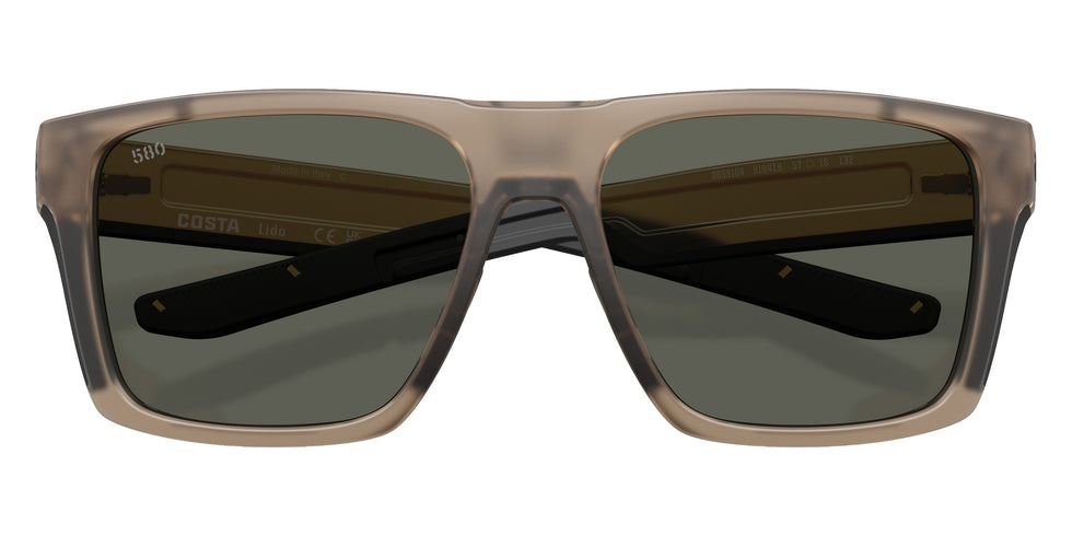 COSTA 6S9104 Lido 910419 57 - Matte Brown Smoke / Gray Polarized #id:6s9104910419_s:102120