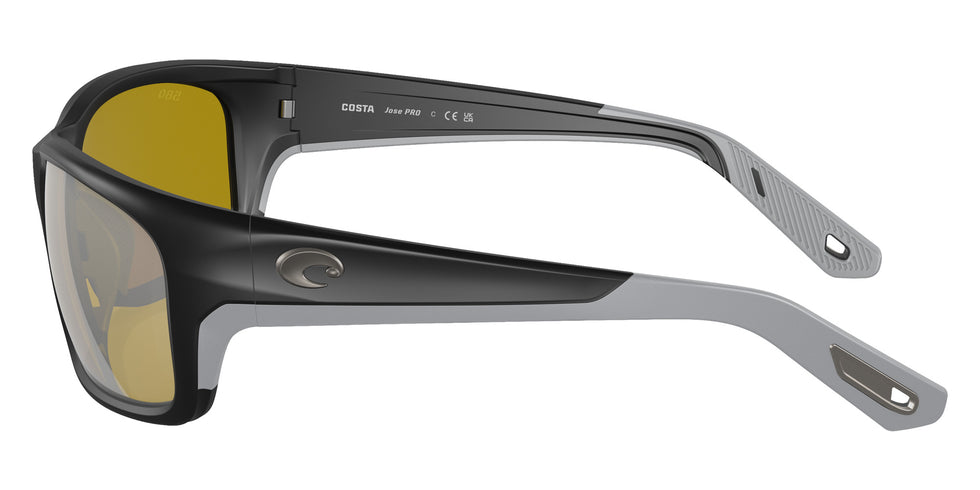 COSTA 6S9106 Jose PRO 910605 62 - Matte Black / Sunrise Silver Mirrored Polarized #id:6s9106910605_s:100110