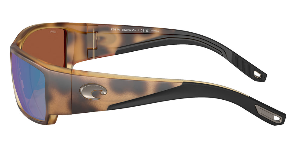 COSTA 6S9109 Corbina PRO 910912 61 - Matte Tortoise / Green Mirrored Polarized #id:6s9109910912_s:108110