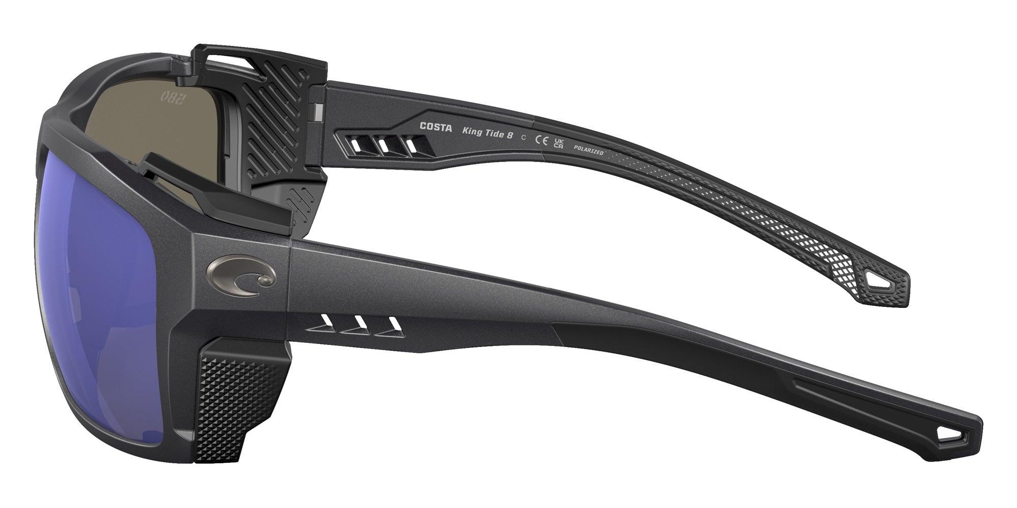 COSTA 6S9111 King Tide 8 911101 60 - Black Pearl / Blue Mirrored Polarized #id:6s9111911101_s:100110