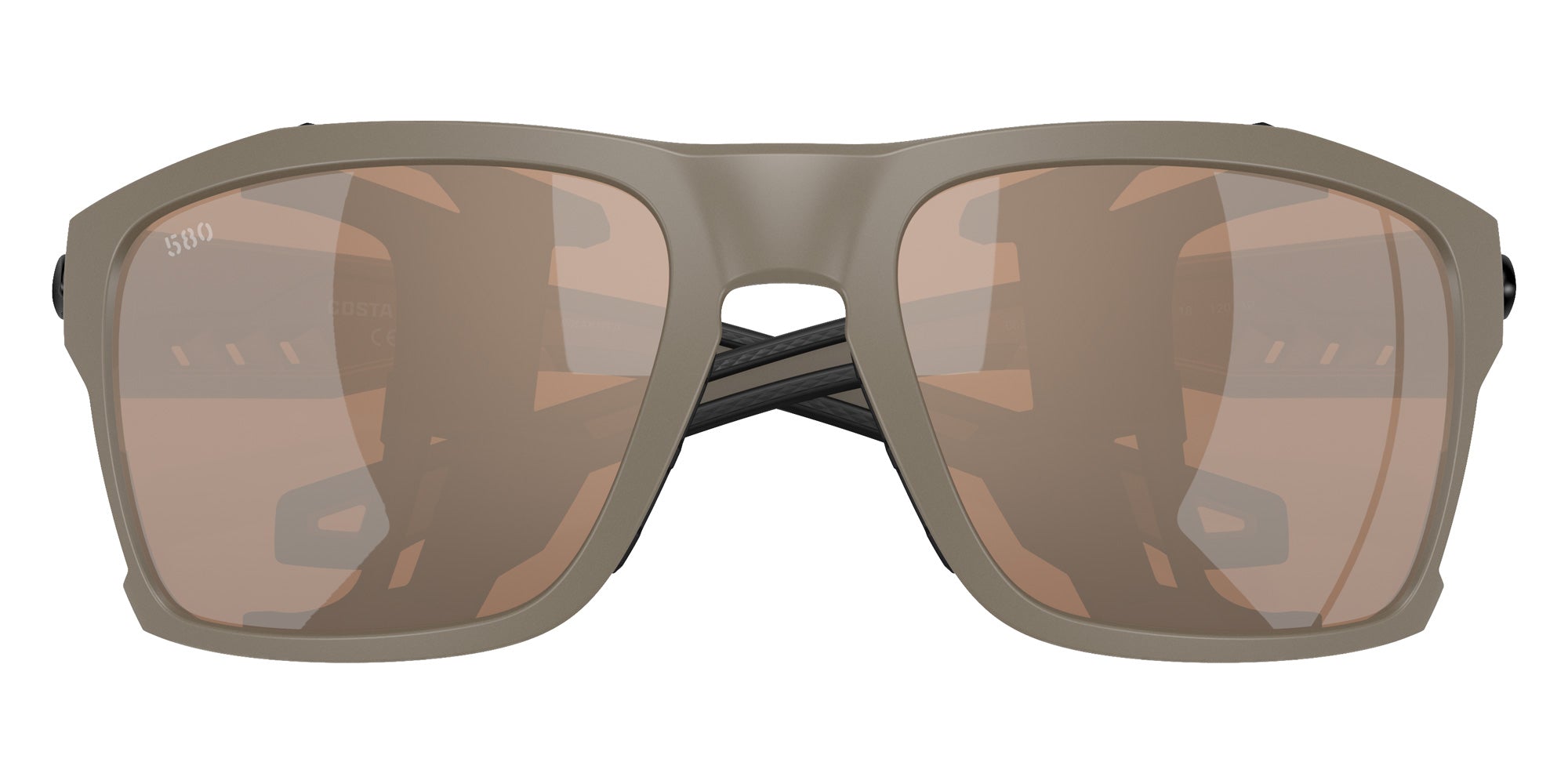 COSTA 6S9111 King Tide 8 911109 60 - Matte Sand / Copper Silver Mirrored Polarized #id:6s9111911109_s:102120