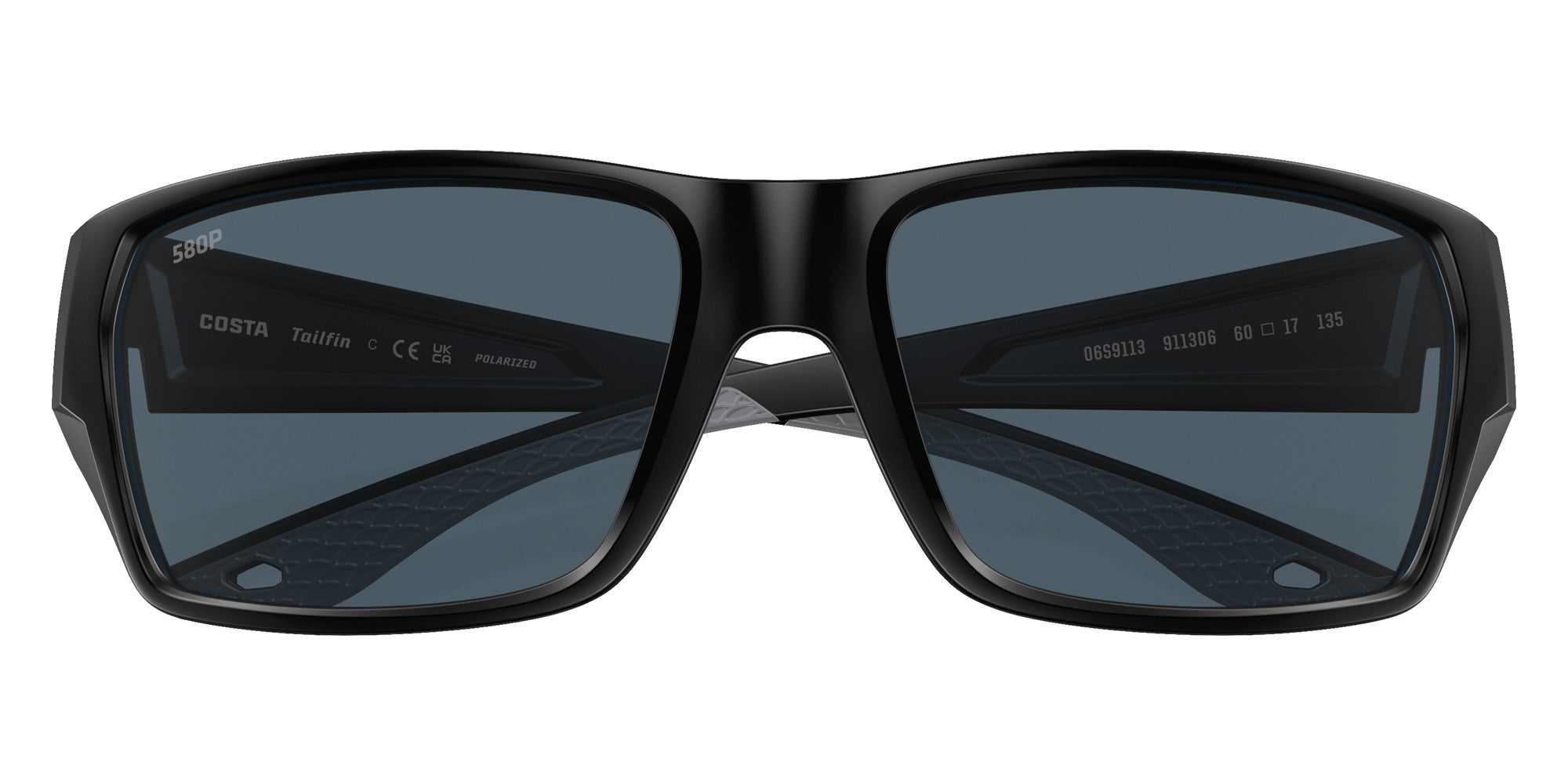 COSTA 6S9113 Tailfin 911306 57 - Matte Black / Gray Polarized #id:6s9113911306_s:104120
