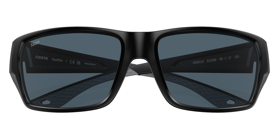 COSTA 6S9113 Tailfin 911306 57 - Matte Black / Gray Polarized #id:6s9113911306_s:104120