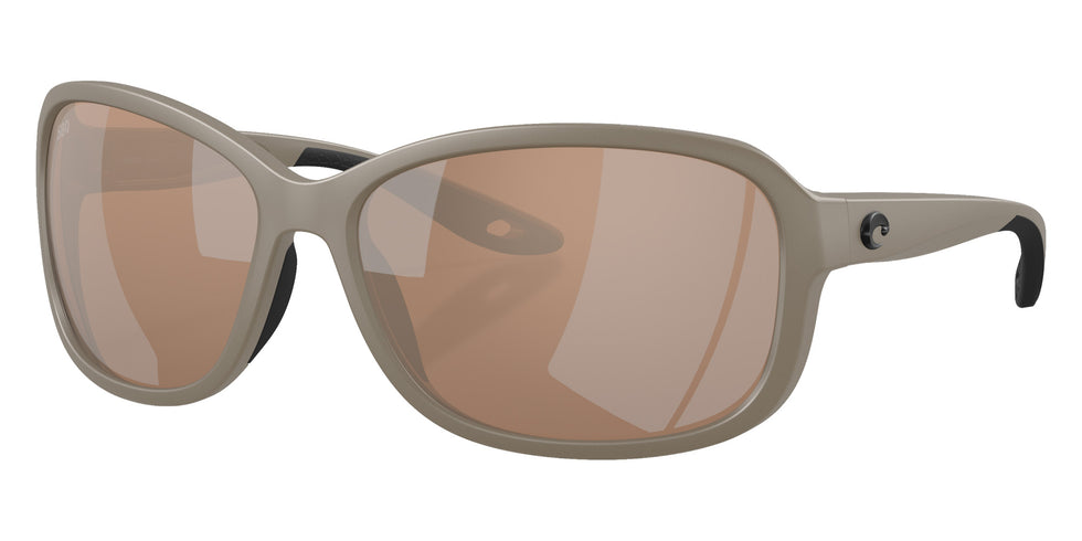 COSTA 6S9114 Seadrift 911409 58 - Matte Sand / Copper Silver Mirrored Polarized #id:6s9114911409_s:100105