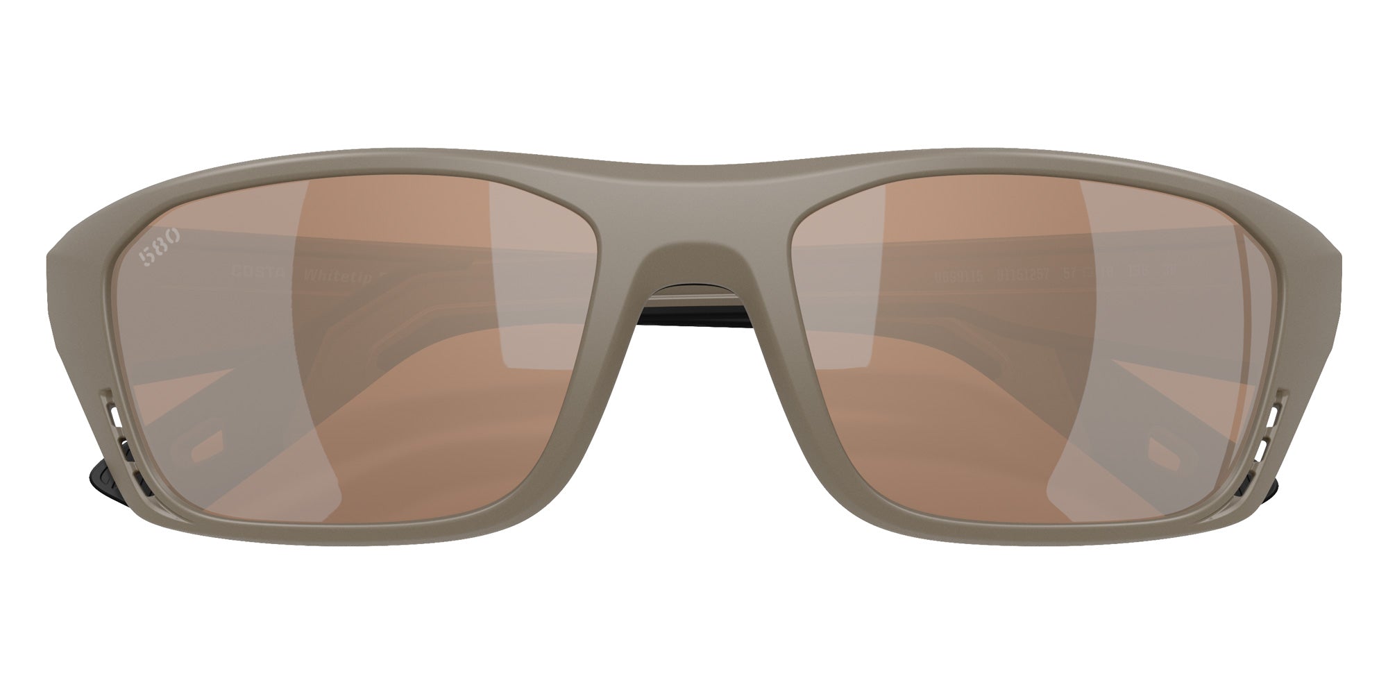 COSTA 6S9115 Whitetip PRO 911512 57 - Matte Sand / Copper Silver Mirrored Polarized #id:6s9115911512_s:106120