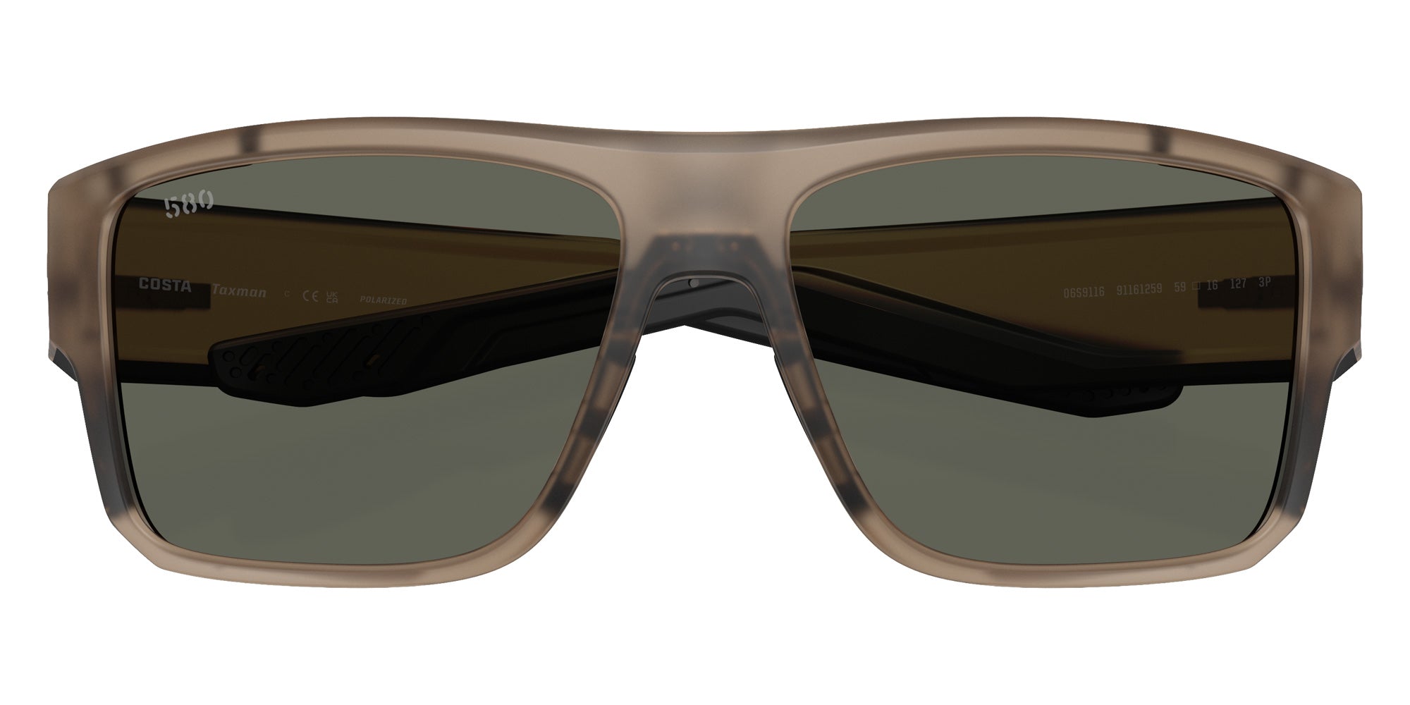 COSTA 6S9116 Taxman 911612 59 - Matte Brown Smoke / Gray Polarized #id:6s9116911612_s:102120
