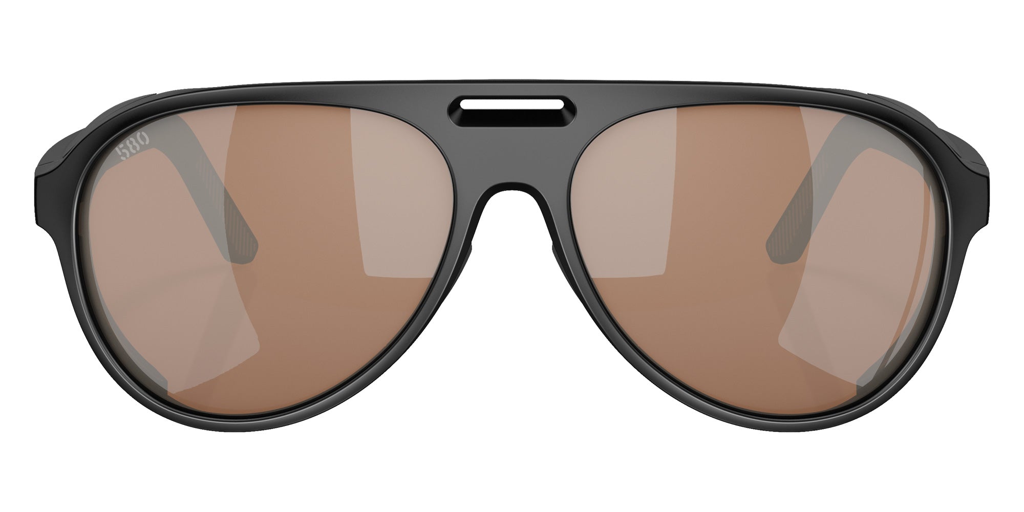COSTA 6S9117 Grand Catalina 911703 59 - Matte Black / Copper Silver Mirrored Polarized #id:6s9117911703_s:100100