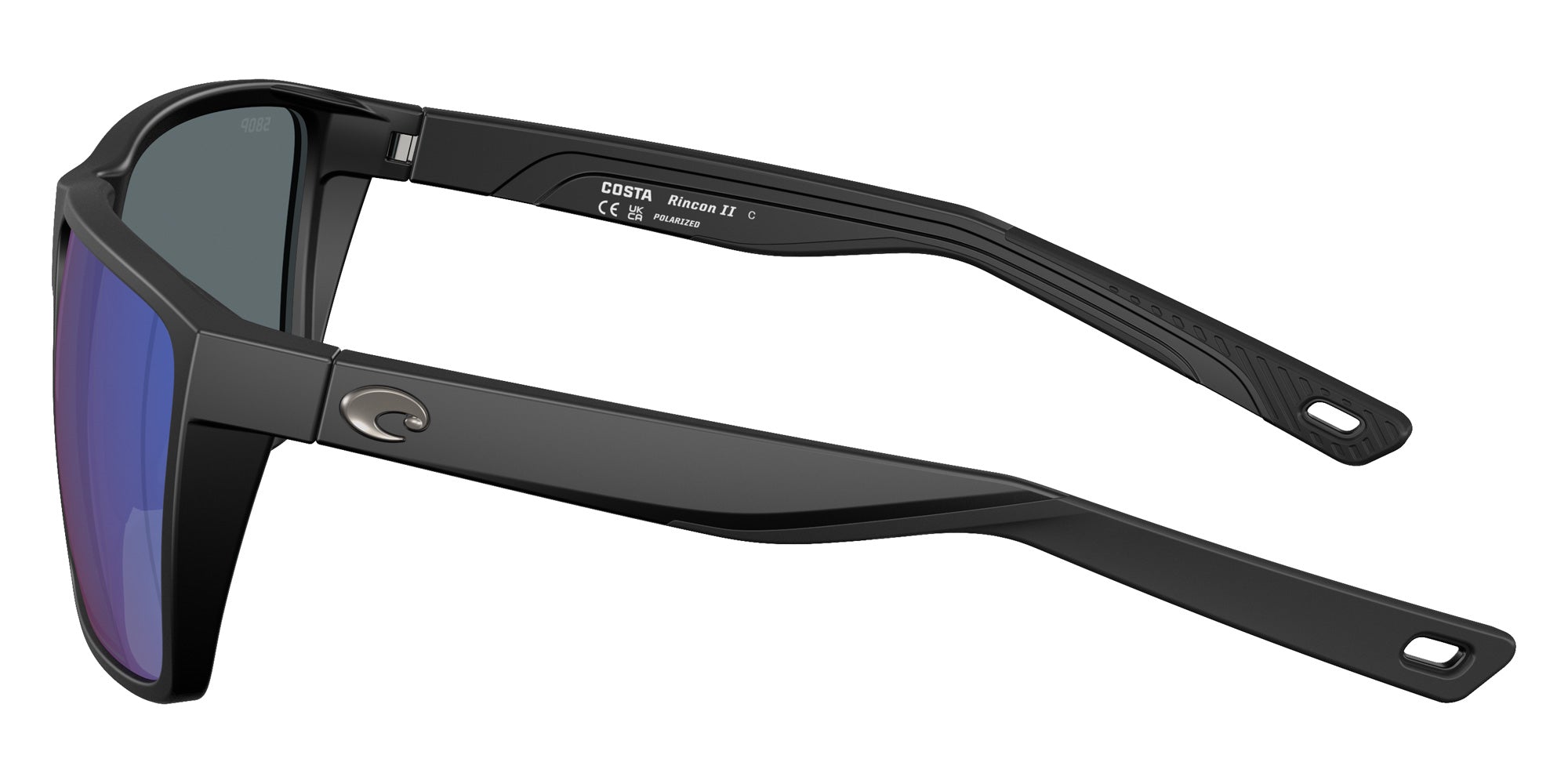 COSTA 6S9121 Rincon II 912103 64 - Matte Black / Blue Mirrored Polarized #id:6s9121912103_s:100110