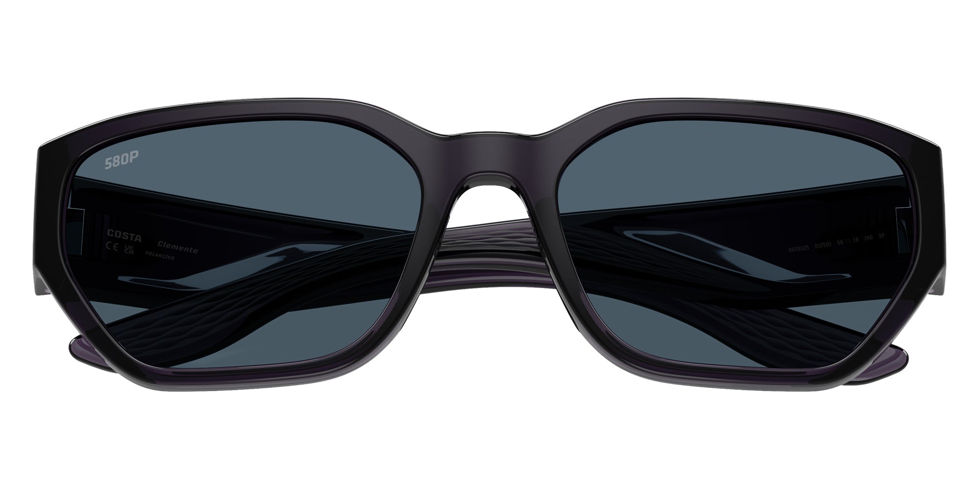 COSTA 6S9125 Clemente 912501 58 - Deep Purple / Gray 580p Polarized #id:6s9125912501_s:100120