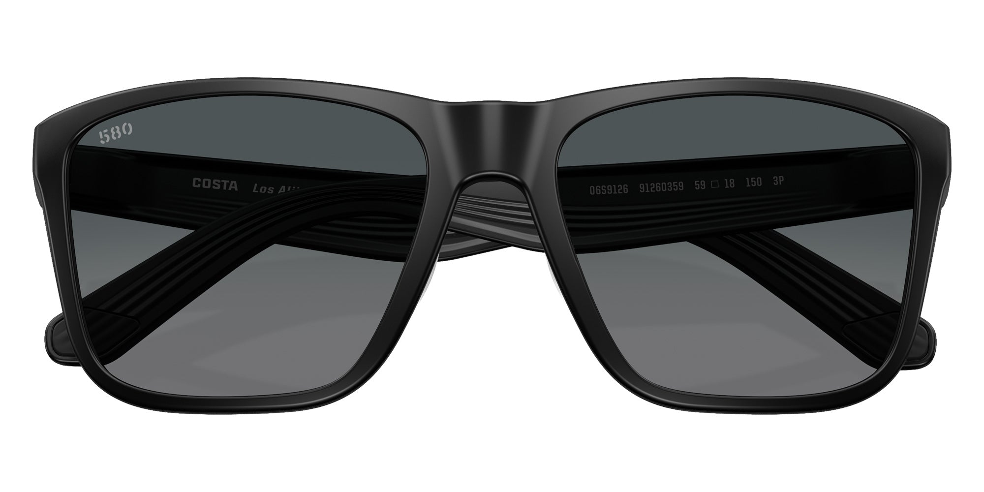 COSTA 6S9126 Los Alijos 912603 59 - Matte Black / Gray Gradient Polarized #id:6s9126912603_s:100120