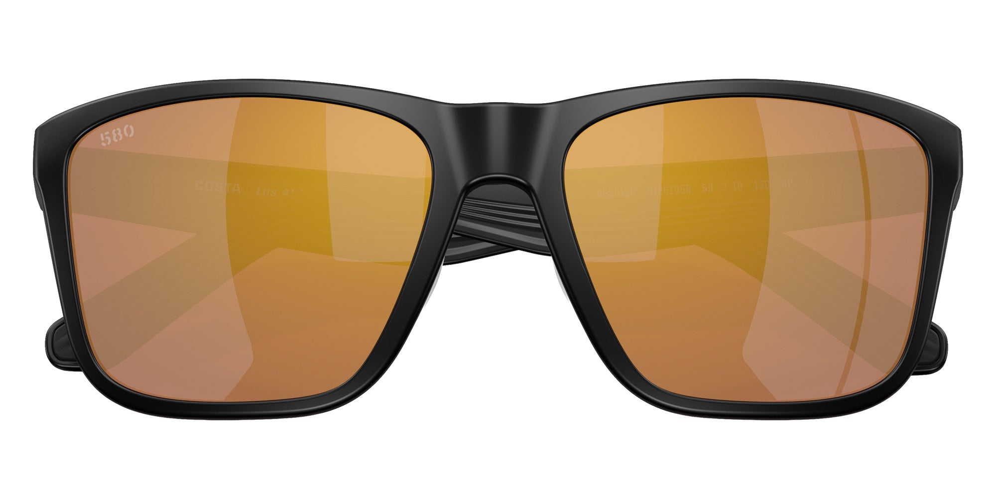 COSTA 6S9126 Los Alijos 912610 59 - Matte Black / Gold Mirrored 580g Polarized #id:6s9126912610_s:100130