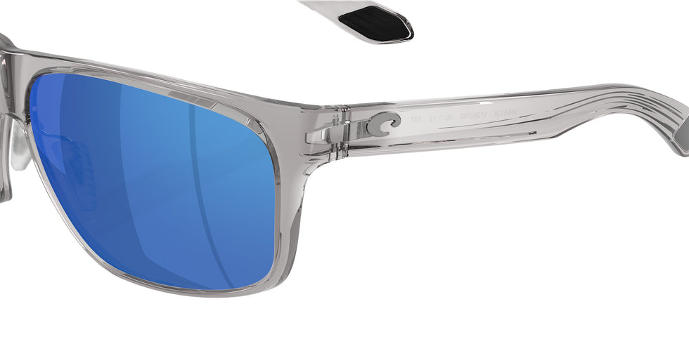 COSTA 6S9128 Trades 912807 60 - Gray Crystal / Blue Mirrored Polarized #id:6s9128912807_s:112125