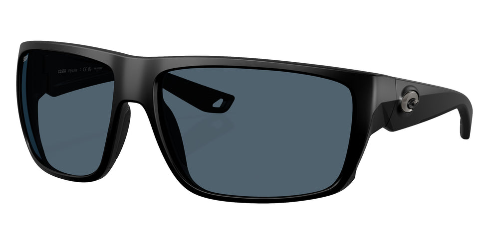 COSTA 6S9129 Fly Line 912908 64 - Matte Black / Gray Polarized #id:6s9129912908_s:102105