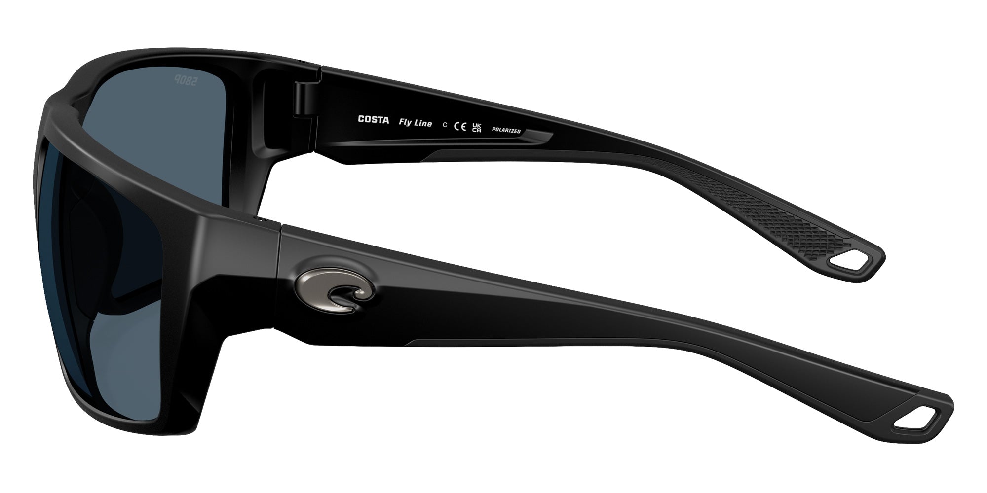 COSTA 6S9129 Fly Line 912908 64 - Matte Black / Gray Polarized #id:6s9129912908_s:102110