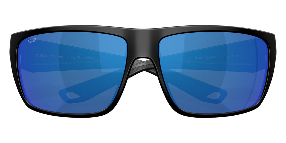 COSTA 6S9129 Fly Line 912909 64 - Matte Black / Blue Mirrored Polarized #id:6s9129912909_s:104120