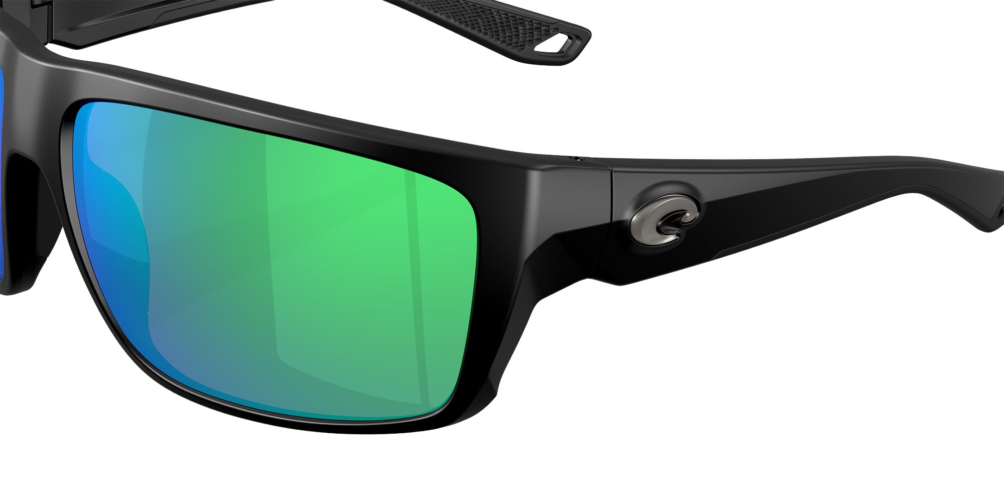 COSTA 6S9129 Fly Line 912910 64 - Matte Black / Green Mirrored Polarized #id:6s9129912910_s:106125