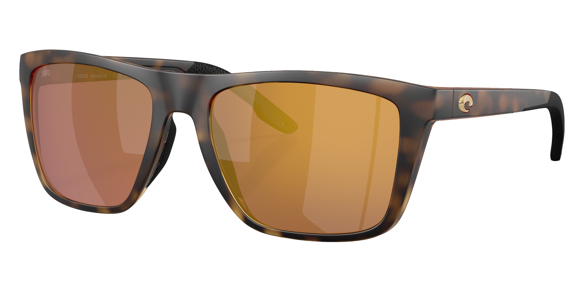 COSTA 6S9131 Mainsail XL 913108 59 - Matte Tortoise / Gold Mirrored Polarized #id:6s9131913108_s:114105
