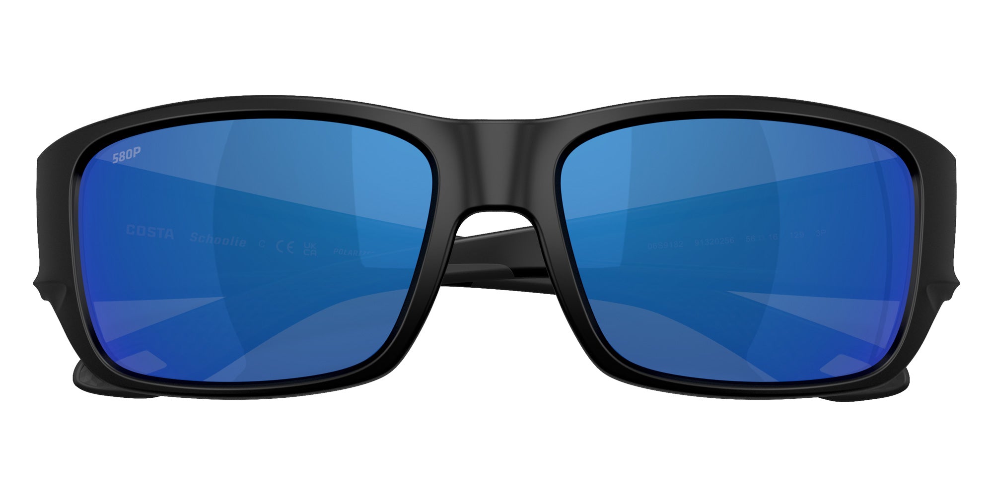 COSTA 6S9132 Schoolie 913202 56 - Matte Black / Blue Mirrored Polarized #id:6s9132913202_s:102120