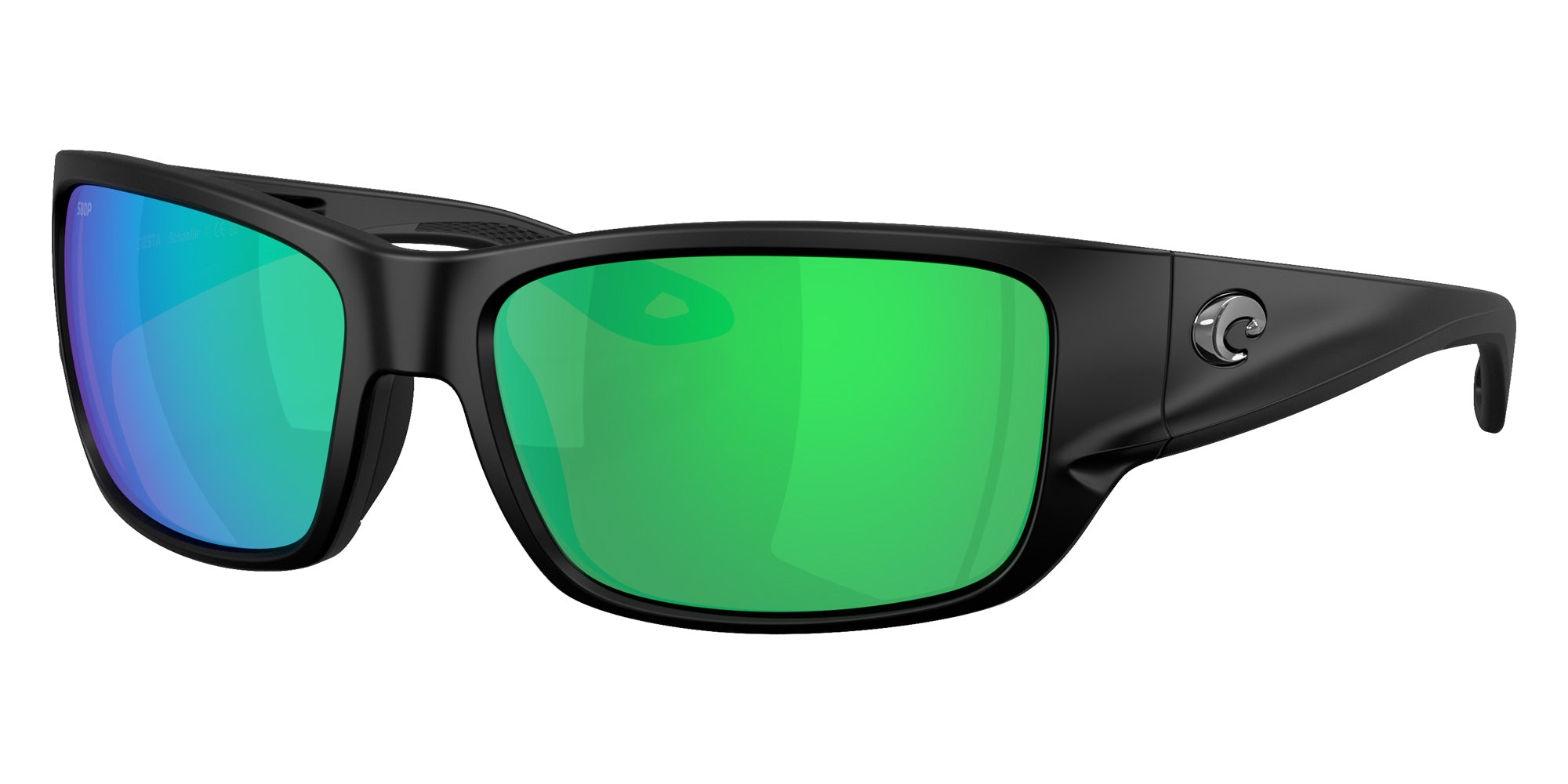 COSTA 6S9132 Schoolie 913203 56 - Matte Black / Green Mirrored Polarized #id:6s9132913203_s:104105