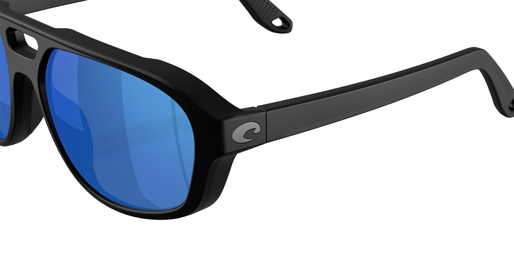 COSTA 6S9133 Street Heat 913303 55 - Matte Black / Blue Mirrored Polarized #id:6s9133913303_s:104125