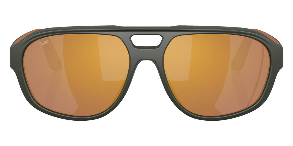 COSTA 6S9133 Street Heat 913305 55 - Matte Olive / Gold Mirrored Polarized #id:6s9133913305_s:108100