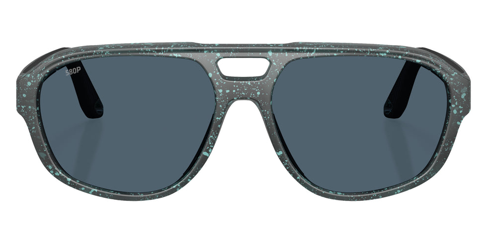 COSTA 6S9133 Street Heat 913306 55 - Matte Aqua Drip / Gray Polarized #id:6s9133913306_s:110100