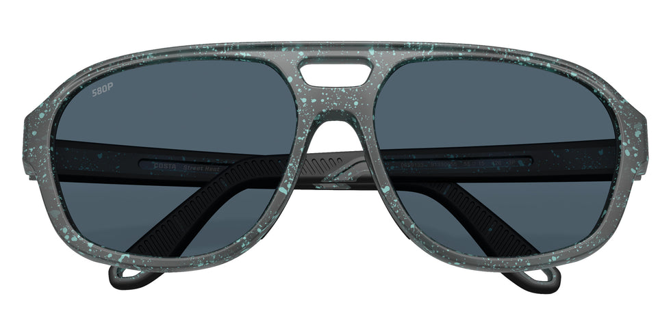COSTA 6S9133 Street Heat 913306 55 - Matte Aqua Drip / Gray Polarized #id:6s9133913306_s:110120