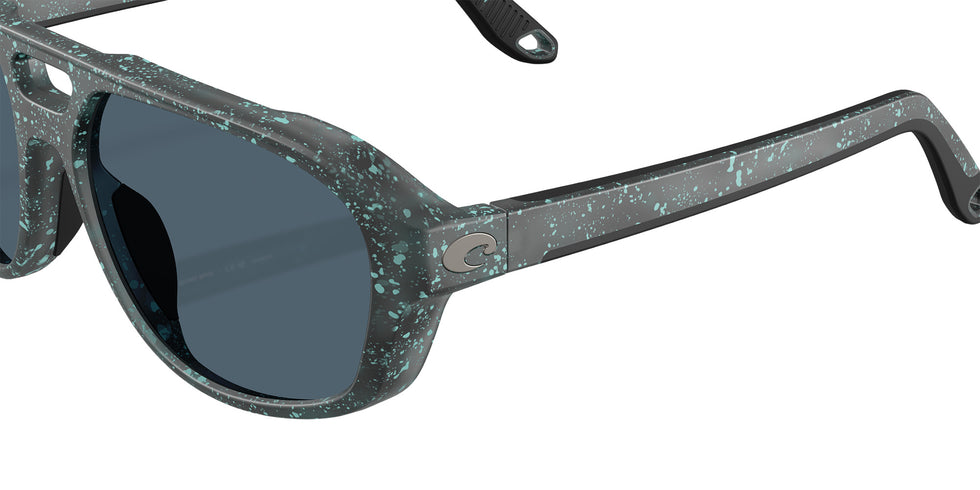 COSTA 6S9133 Street Heat 913306 55 - Matte Aqua Drip / Gray Polarized #id:6s9133913306_s:110125