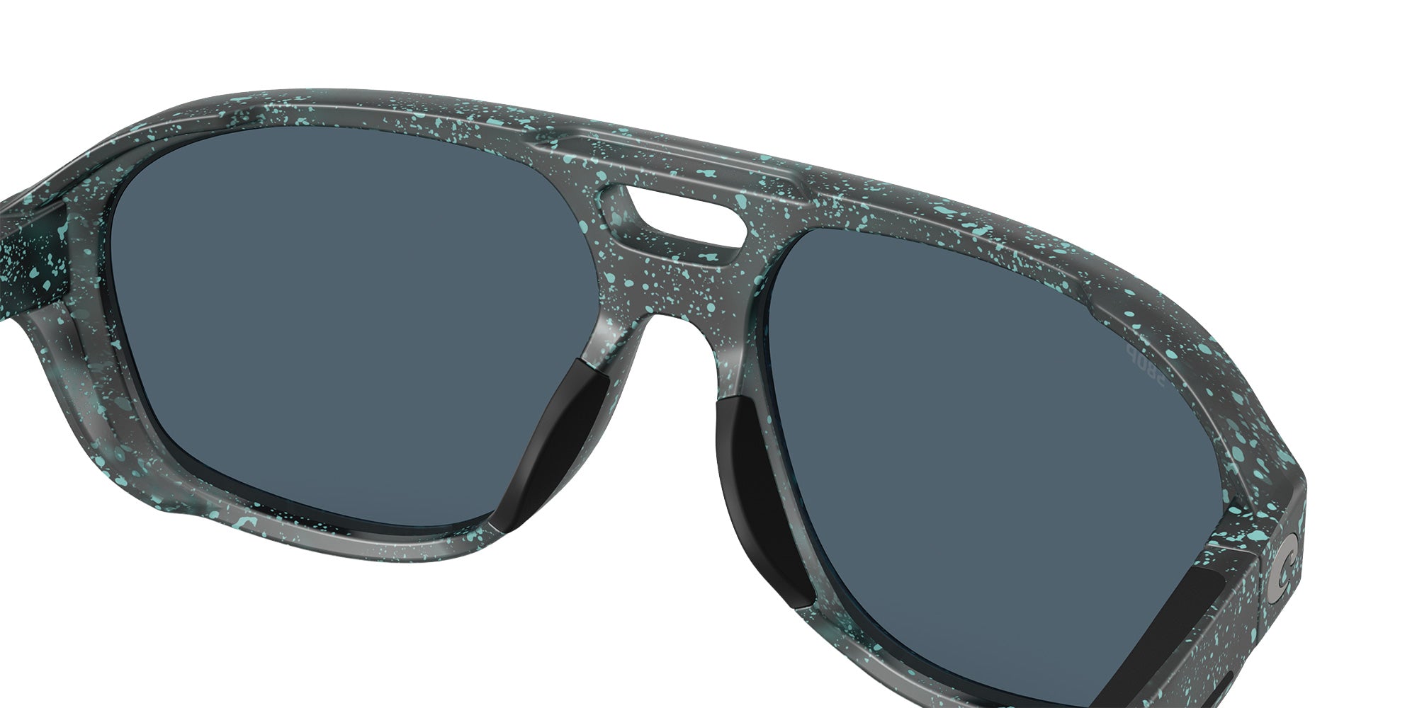 COSTA 6S9133 Street Heat 913306 55 - Matte Aqua Drip / Gray Polarized #id:6s9133913306_s:110130