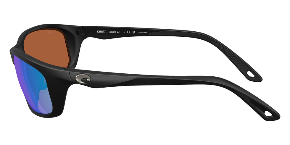 COSTA 6S9134 Brine II 913403 59 - Matte Black / Green Mirrored Polarized #id:6s9134913403_s:104110