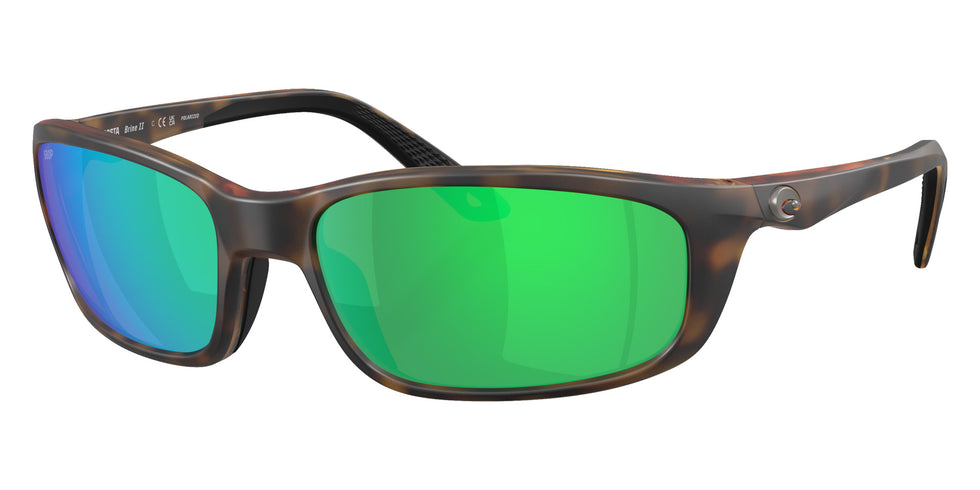 COSTA 6S9134 Brine II 913408 59 - Matte Tortoise / Green Mirrored Polarized #id:6s9134913408_s:114105