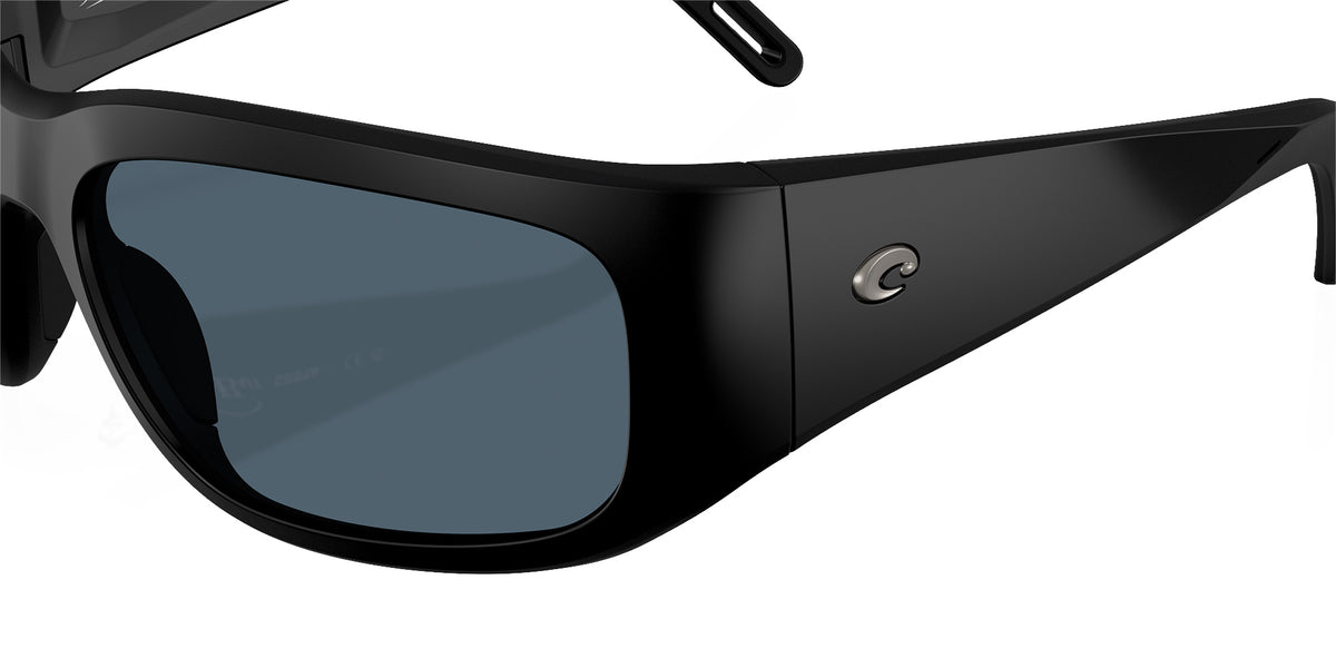 COSTA 6S9139 Bulley Bait 913901 64 - Matte Black / Gray Polarized #id:6s9139913901_s:100120