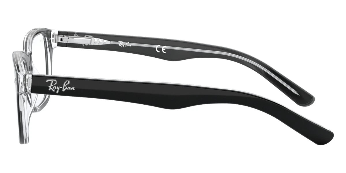 Ray-Ban RY1555 3529 46 - Black On Transparent