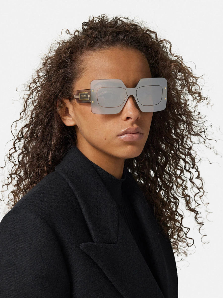 VERSACE VE2277 10018V 42 - Mirrored Silver / Mirrored Silver