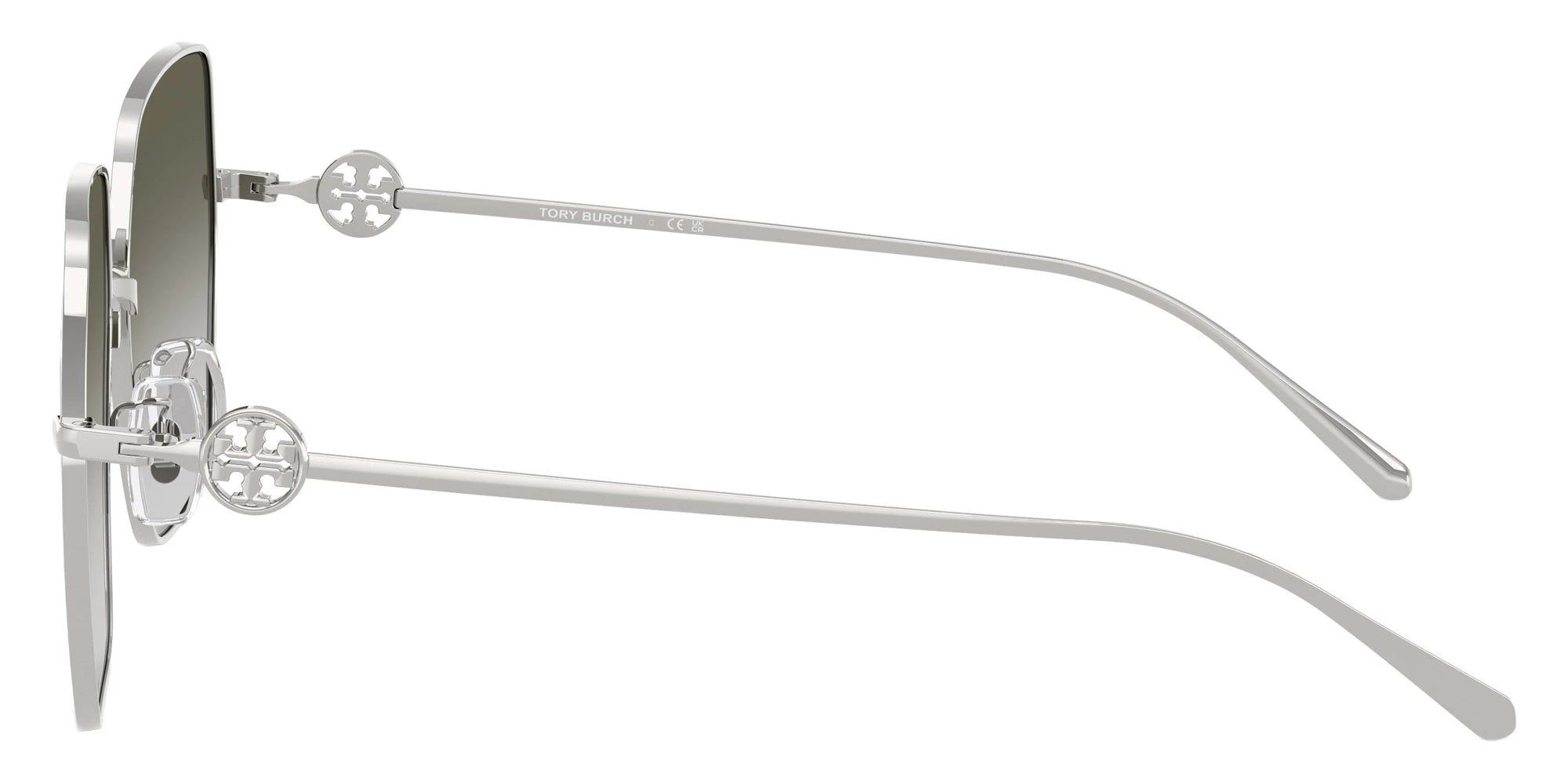 Tory Burch TY6118D 32742A 58 - Silver / Green Gray