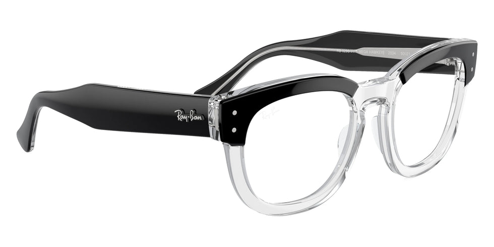 Ray-Ban RX0298VF 2034 50 - Black on Transparent