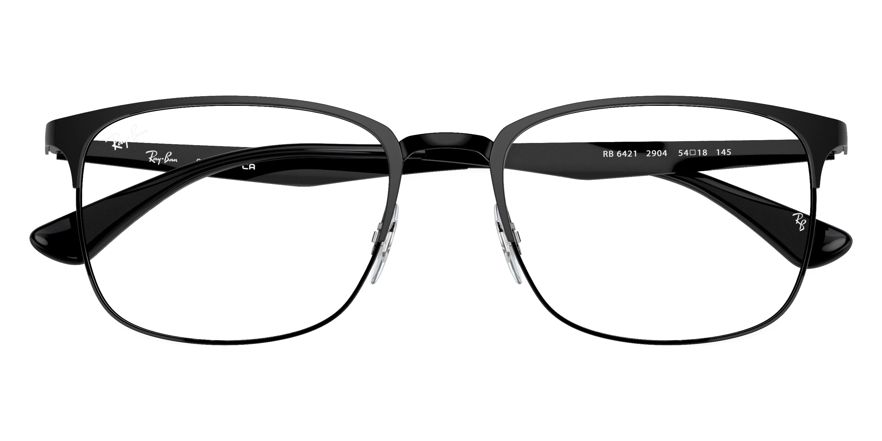 Ray-Ban RX6421 2904 54 - Black on Black